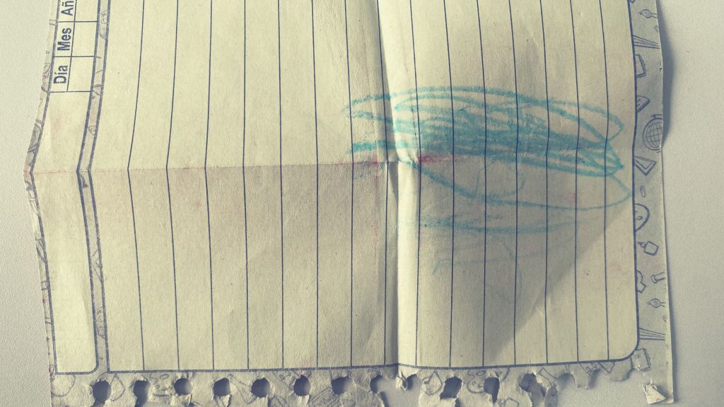 Dibujo infantil del cielo