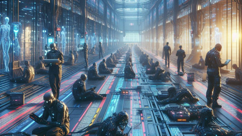 Profecías de la inteligencia artificial:  Aparición de comunidades cerradas que viven y trabajan enajenadas en realidades alternativas.