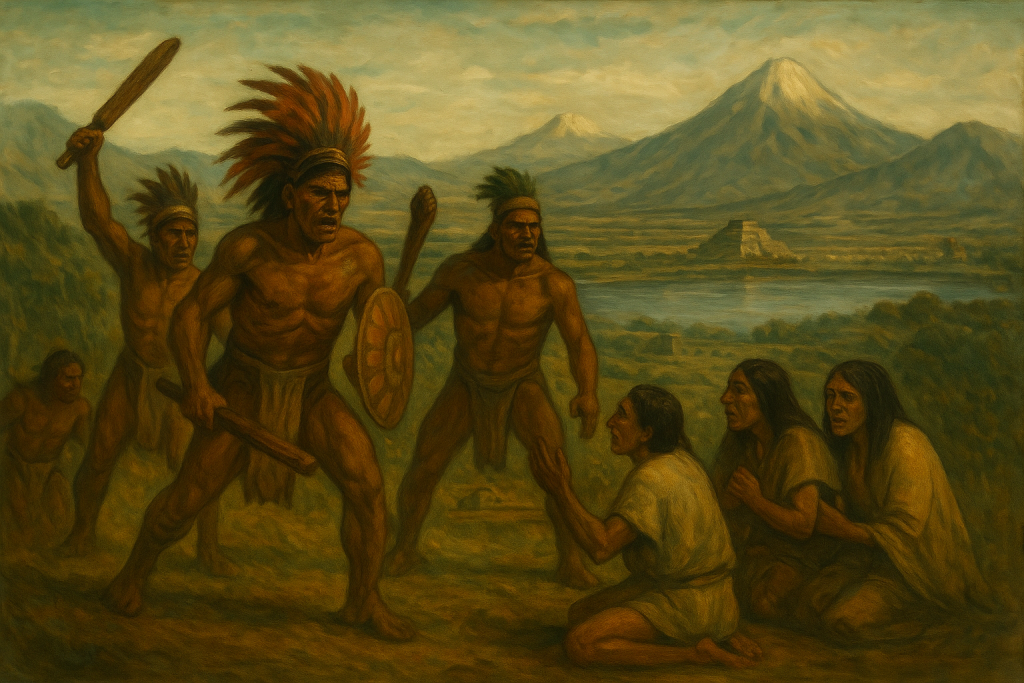 Los aztecas hostigaban a otros pueblos.